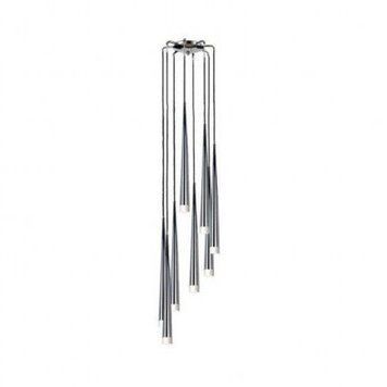 Люстра AZzardo STYLO 8 AZ0257 (MD1220A8CH), Хром, Хром, Білий
