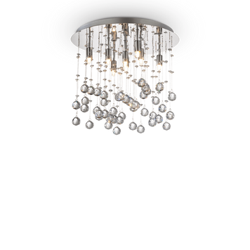 Стельовий світильник Ideal Lux Moonlight 077796, Хром, Прозорий