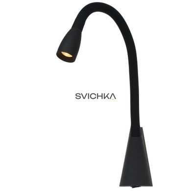 Бра Lucide GALEN LED LED 1x3W 3000K Black, BLACK