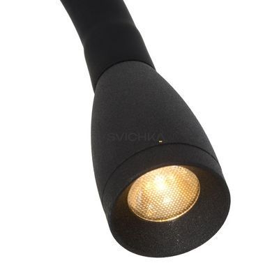Бра Lucide GALEN LED LED 1x3W 3000K Black, BLACK