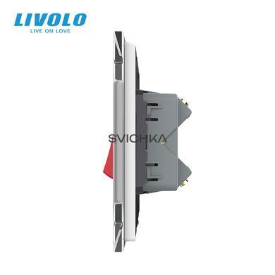 Майстер вимикач 20 ампер Livolo білий (VL-C7KMKV20A-2WP)