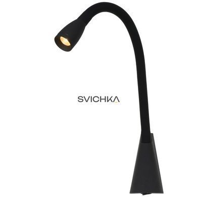 Бра Lucide GALEN LED LED 1x3W 3000K Black, BLACK