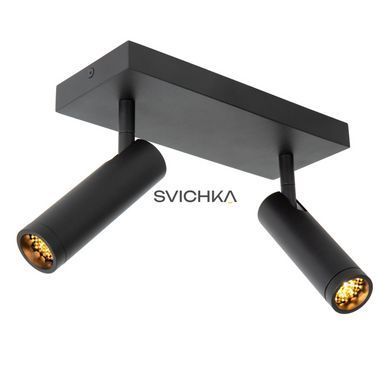 Потолочный точечный светильник Lucide GRADO 2xGU10 (MR11) Black