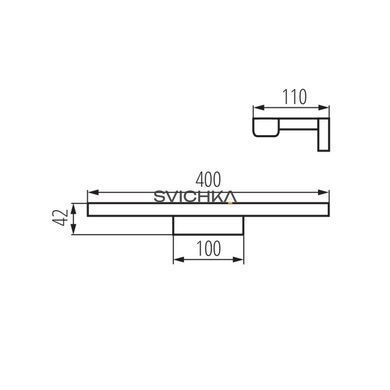 Підсвітка Kanlux ASTEN IP44 8W, White