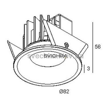 Точечный светильник Delta Light REO X 202 252 28122 A