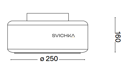 Стельовий світильник Ideal Lux Topico pl d25, Smoked