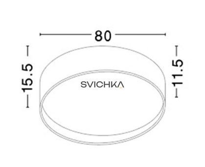 Накладний світильник Nova luce Fano L