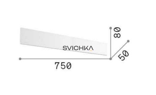 Бра Ideal Lux Zig Zag, d75, 4000K, White