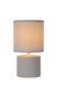 Настільна лампа Lucide GREASBY &Oslash; 14 cm 1xE14 Grey, Grey