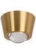 Стельовий світильник Lucide RIGON &Oslash; 9 cm LED 1x7W 3000K Matt Gold / Brass, Matt Gold / Brass, Прозорий, Прозорий