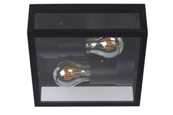 Стельовий світильник для дому і вулиці Lucide DUKAN 2xE27 IP65 Black, BLACK