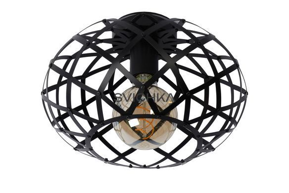 Потолочный светильник Lucide WOLFRAM &Oslash; 30 cm 1xE27 Black