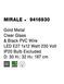 Подвесной светильник Nova luce Mirale 1 M Black