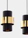 Підвіс CALISTO 4378 TK LIGHTING - 4378, Чорний, Золотий, Чорний