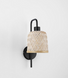 Бра Nova luce Intra, Black/Bamboo