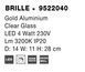 Настенный светильник Nova luce BRILLE Gold