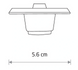 Заглушка для 3-х фазной трековой системы Nowodvorski 8687 CTLS Recessed Dead End Cap, Black