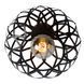 Потолочный светильник Lucide WOLFRAM &Oslash; 30 cm 1xE27 Black, BLACK, Черный, Черный