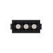 Светильник точечный врезной KLOODI KD-POINT 3X2 6W 3K BK, Черный