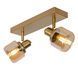 Стельовий точковий світильник Lucide BJORN 2xE14 Matt Gold / Brass, Matt Gold / Brass