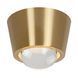 Стельовий світильник Lucide RIGON &Oslash; 9 cm LED 1x7W 3000K Matt Gold / Brass, Matt Gold / Brass, Прозорий, Прозорий