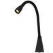Бра Lucide GALEN LED LED 1x3W 3000K Black, BLACK
