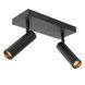 Потолочный точечный светильник Lucide GRADO 2xGU10 (MR11) Black, BLACK, Черный, Черный