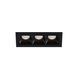 Светильник точечный врезной KLOODI KD-POINT 3X2 6W 3K BK, Черный