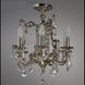 Люстра Nervilamp 855/6+1PL ANTIQUE SILVER, Бронза;Золото, Бронза, Золото