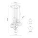 Підвісний світильник TK Lighting Cubus 9, Graphite