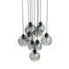 Підвісний світильник TK Lighting Cubus 9, Graphite