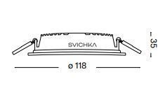 Ideal Lux GROOVE 10W ROUND 4000K - WHITE 147666