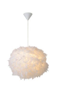 Підвісний світильник Lucide GOOSY SOFT &Oslash; 50 cm 1xE27 White, WHITE, Білий, Білий