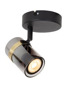 Потолочный точечный светильник Lucide UPTON 1xGU10 Smoke Grey