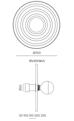 Настенный светильник Aromas del Campo Wave A1053+1094/30