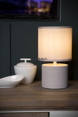 Настольная лампа Lucide GREASBY &Oslash; 14 cm 1xE14 Cream