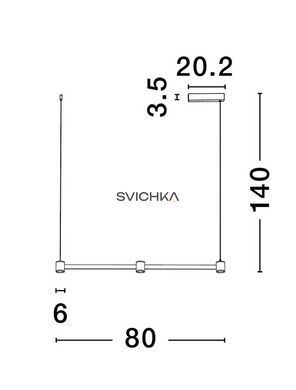 Підвісний світильник Nova luce 9002050 PUIZE, Black
