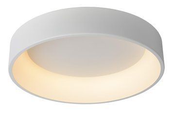 Стельовий світильник Lucide TALOWE LED &Oslash; 60 cm LED Dim. 1x42W 3000K White, WHITE, Білий, Білий