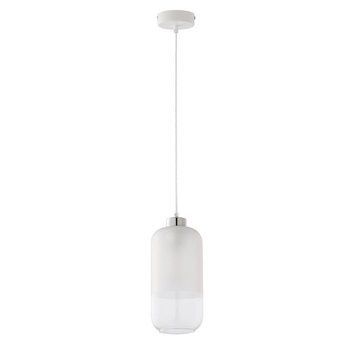 Підвіс MARCO SILVER TK-Lighting 3356 - 3356, Білий, Хром, Білий, Прозорий