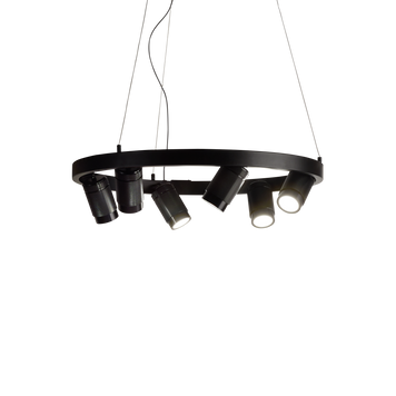 Люстра Ideal Lux ZOOM SP, Черный., Чорний, Чорний