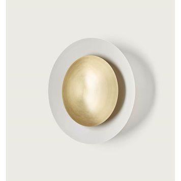 Настінний світильник Aromas Coss 40, White/Brass
