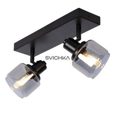 Потолочный точечный светильник Lucide BJORN 2xE14 Black