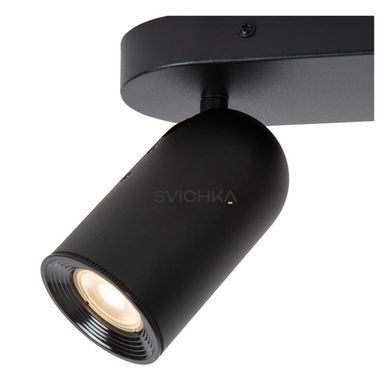 Потолочный точечный светильник Lucide PUNCH 2xGU10 Black