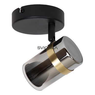 Потолочный точечный светильник Lucide UPTON 1xGU10 Smoke Grey