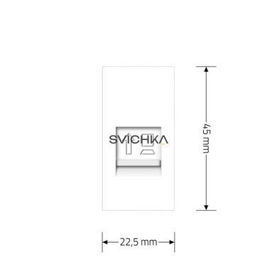Механизм розетка интернет RJ-45 Livolo