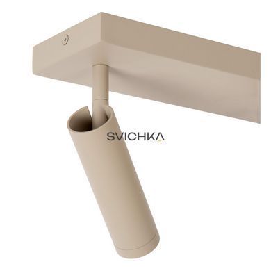 Стельовий точковий світильник Lucide GRADO 2xGU10 (MR11) Taupe, Taupe, Бежево-коричневий, Бежево-коричневий