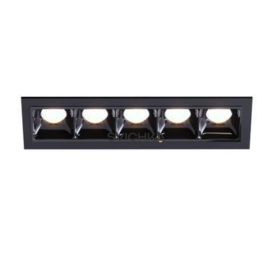 Светильник точечный врезной KLOODI KD-POINT 5X2 10W 3K BK