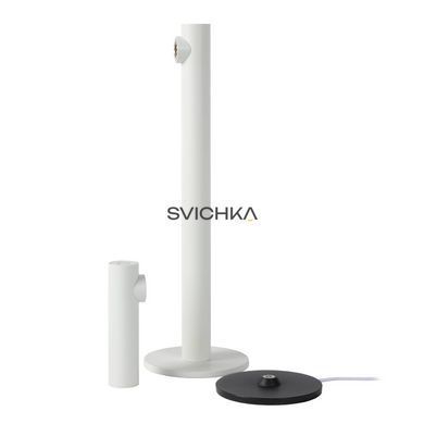 Аккумуляторная настольная лампа для дома и улицы Lucide ANTRIM Battery pack/batteries LED Dim. 1x2,2W 2700K IP54 With wireless charging pad White