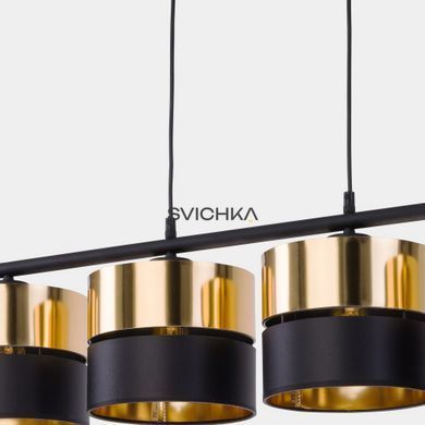 Підвіс TK Lighting 4342 Hilton - 4342, Чорний, Золотий, Чорний