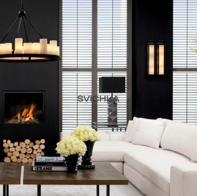 Настільна лампа Eichholtz Table Lamp Carlo 111083, Чорний, Чорний